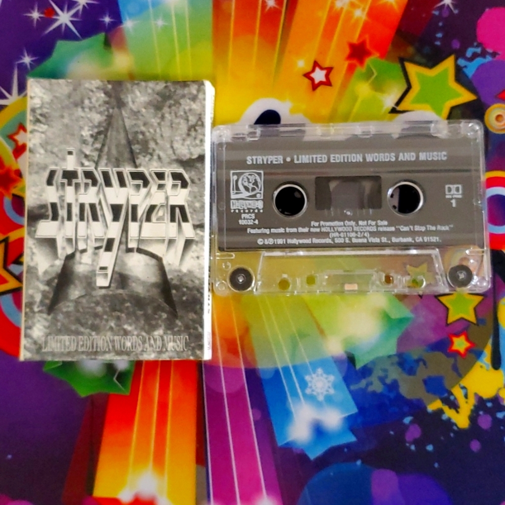Stryper cassette tape  vintage